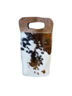 Handcrafted Nguni Cowhide Two-Bottle Wine Holder - THS10007