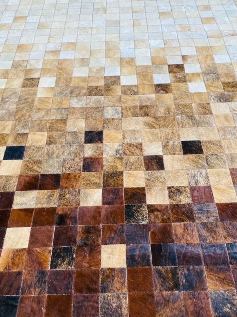 Nguni cowhide designer carpets  (2,0m X 2,97)- THS20002
