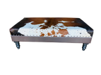 Authentic Nguni Cowhide Ottoman – THS10031 ( 1400mm X 800mm X 45mm)