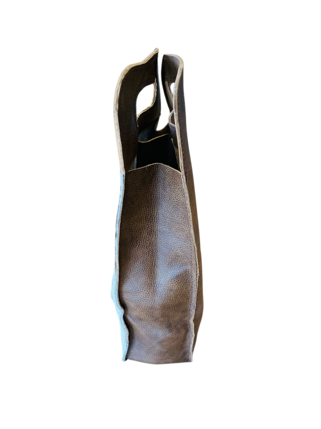 Handcrafted Nguni Cowhide Two-Bottle Wine Holder - THS10007