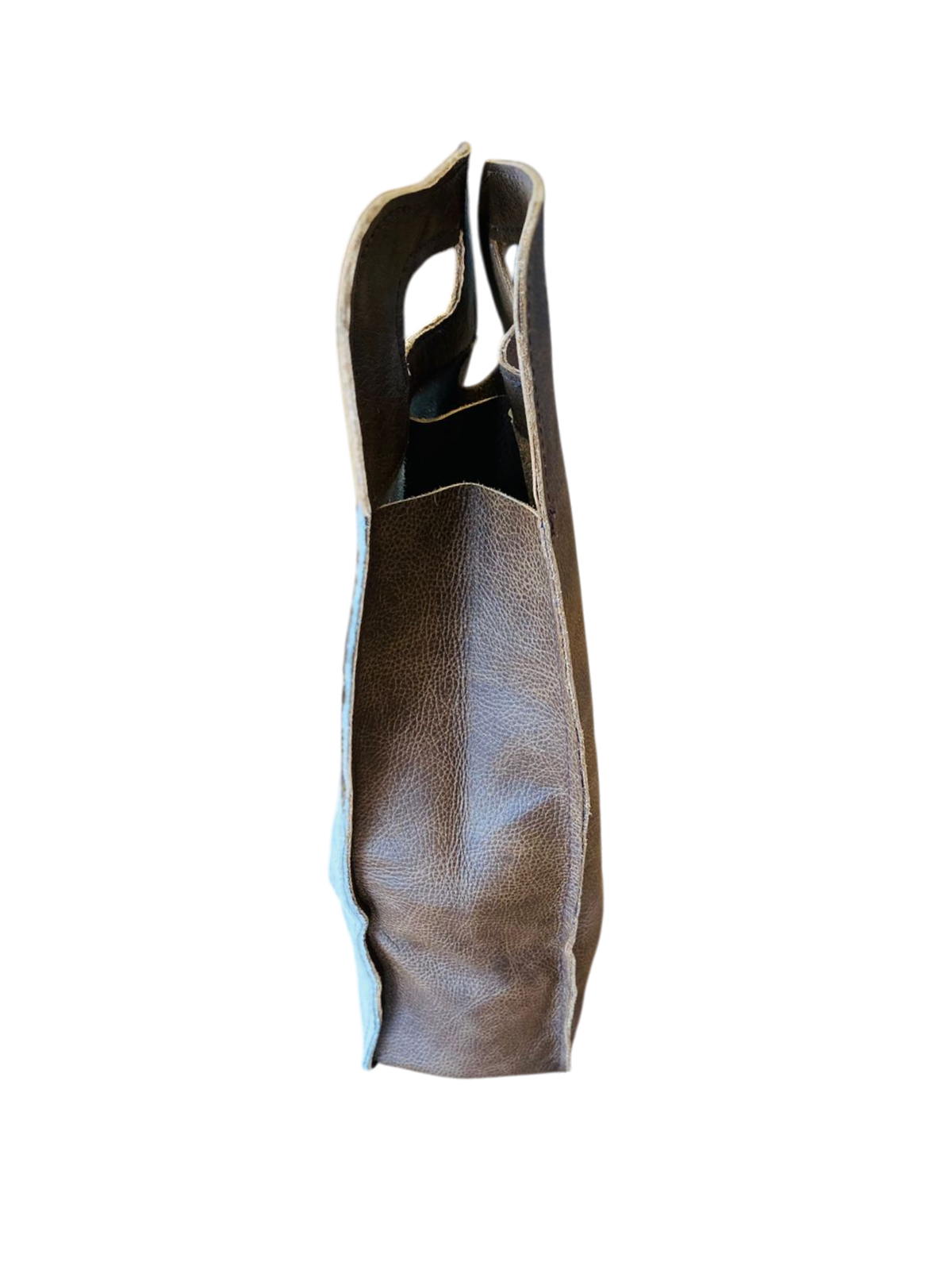 Handcrafted Nguni Cowhide Two-Bottle Wine Holder - THS10007
