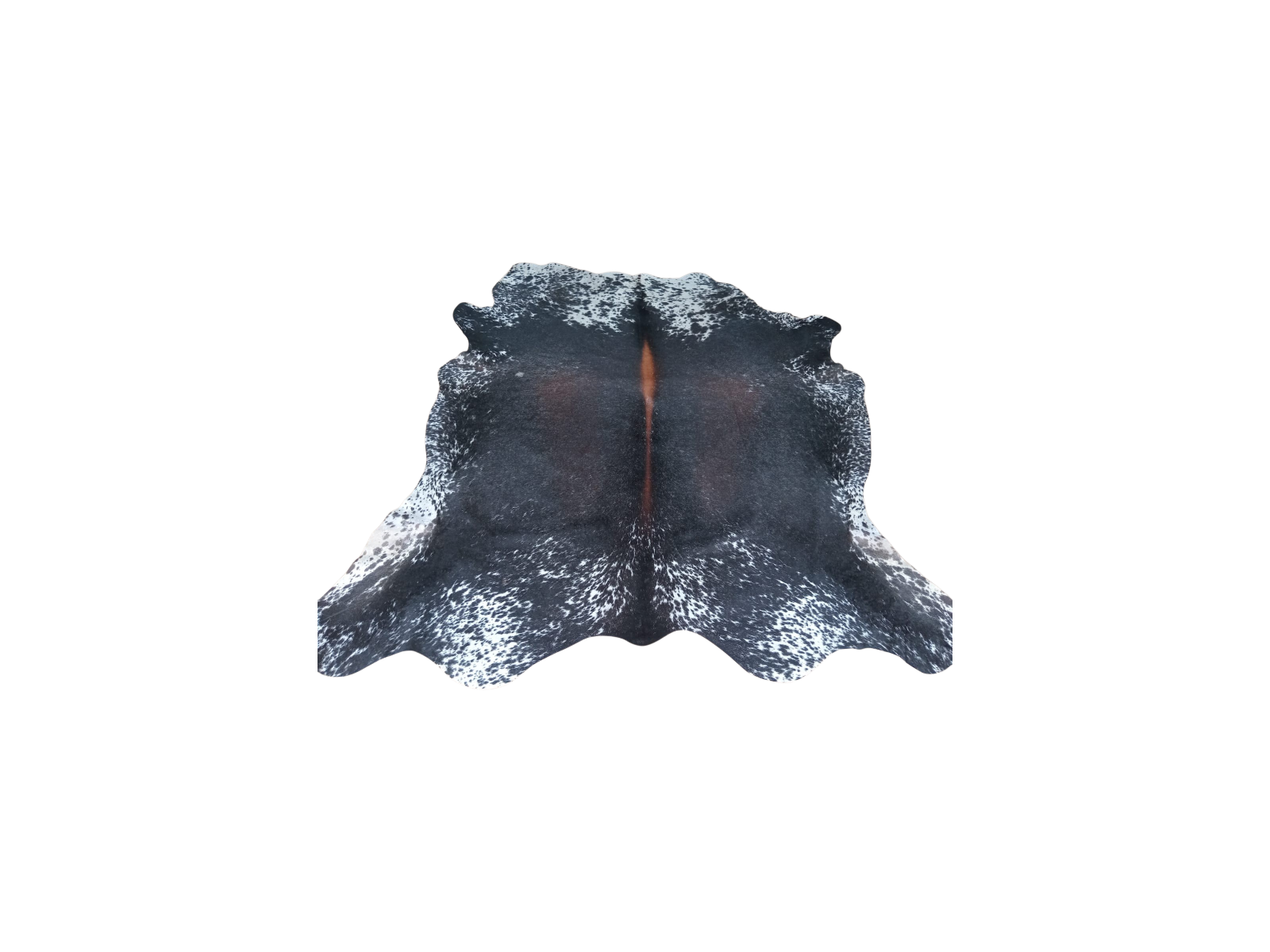 NGUNI WHITE AND BLACK COWHIDE RUG 2,8m x 1,73m AAS