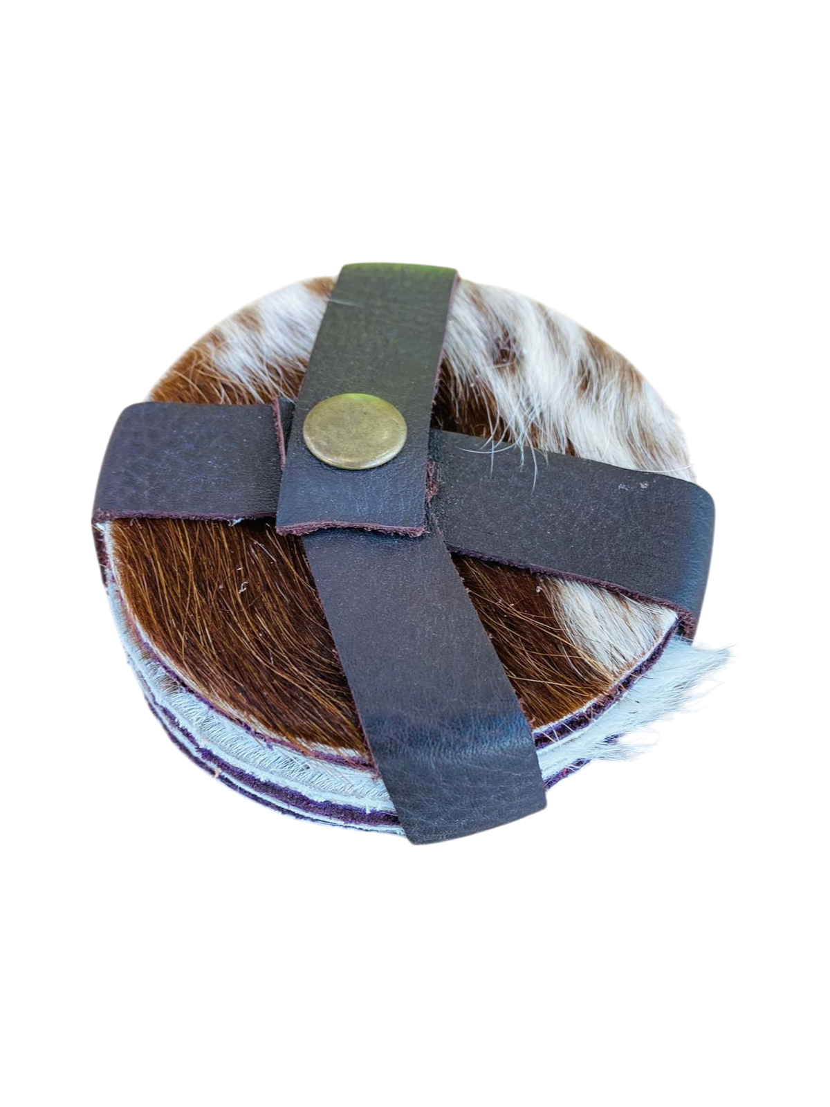 Authentic Nguni Cowhide Coaster - THS10902