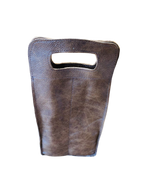 Handcrafted Nguni Cowhide Two-Bottle Wine Holder - THS10007