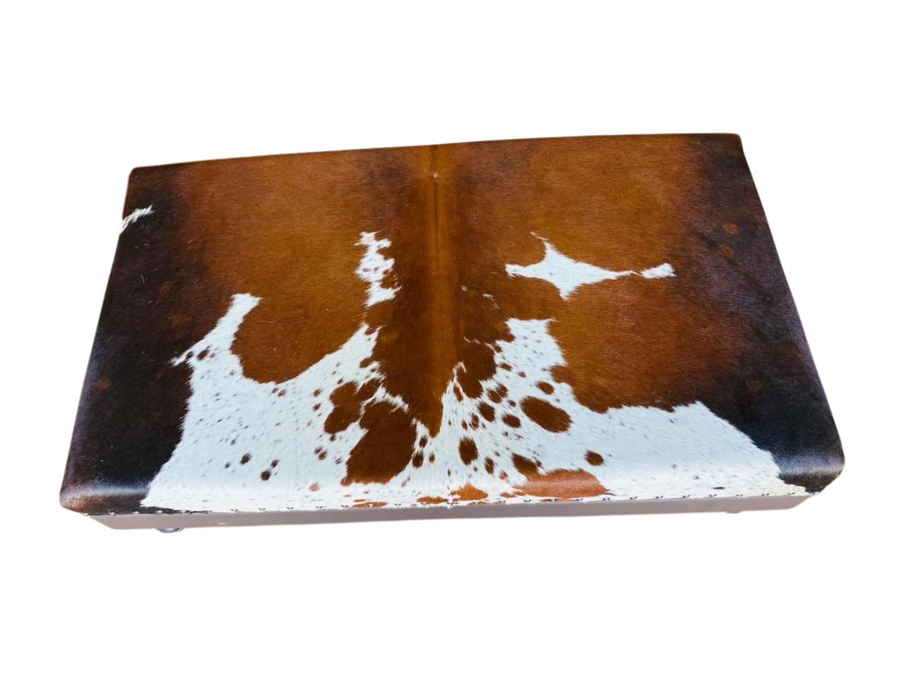 Authentic Nguni Cowhide Ottoman – THS10031 ( 1400mm X 800mm X 45mm)