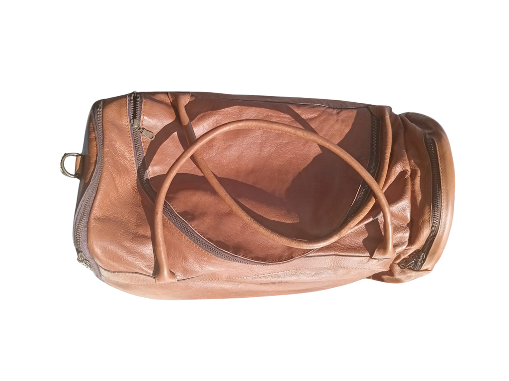 LUGGAGE TRAVEL LEATHER DUFFEL BAG