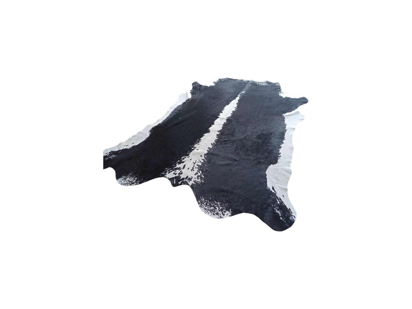 NGUNI BLACK AND WHITE COWHIDE RUG 2,26m x 1,73m AA