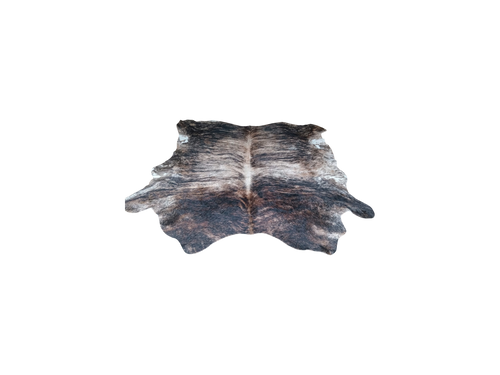 NGUNI BRINDLE BROWN&WHITE COWHIDE RUG 2m x 1.83m AAS 7936