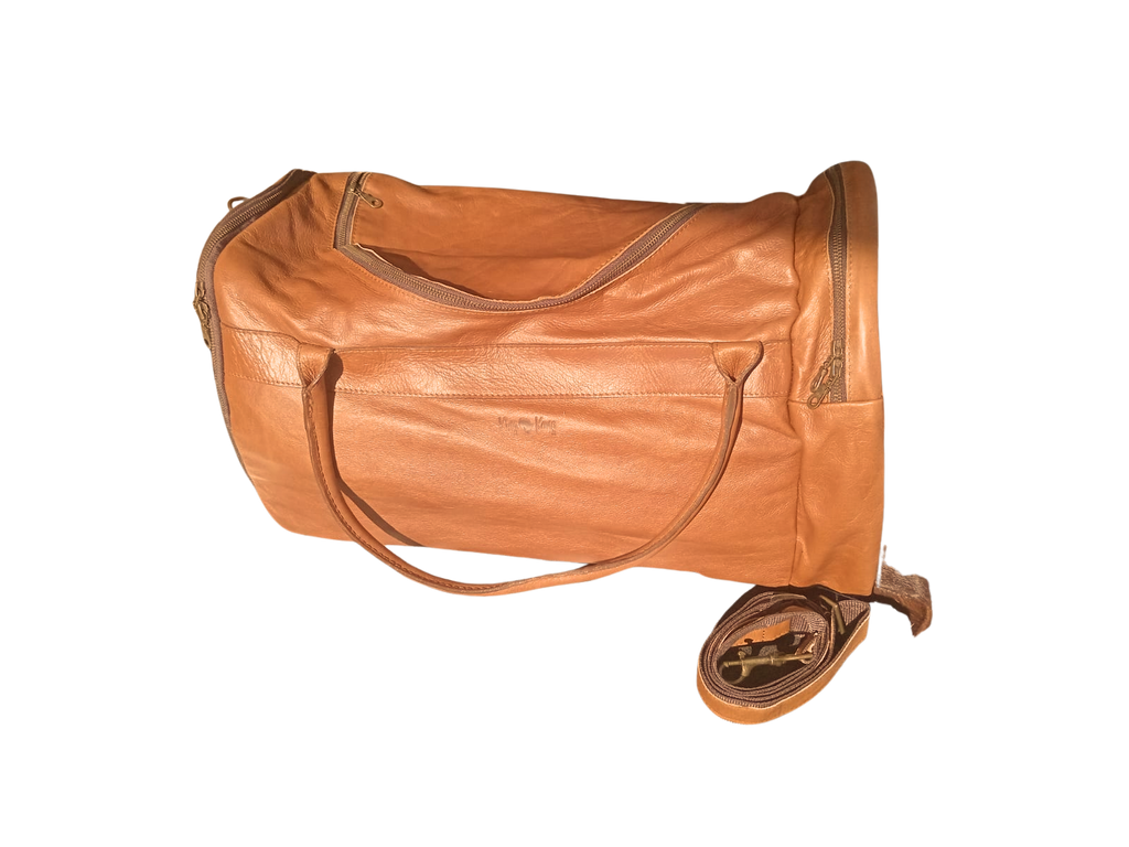 LUGGAGE TRAVEL LEATHER DUFFEL BAG