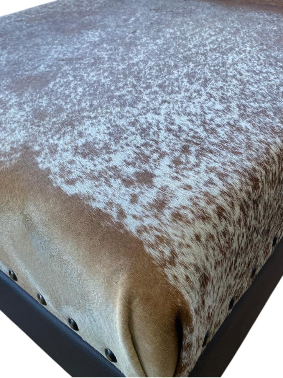 Authentic Nguni Cowhide Ottoman the hide shop