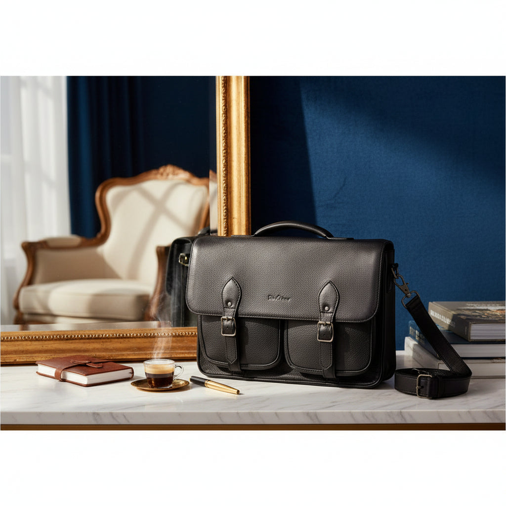 Leather 15 Inch Business Laptop Bag | The Hide Shop Fourways