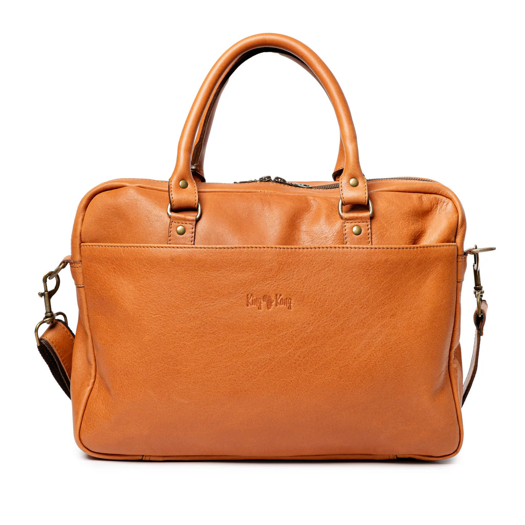 KingKong Leather Mount Fako 15 Inch Business Trolley fit Work Crossbody Bag