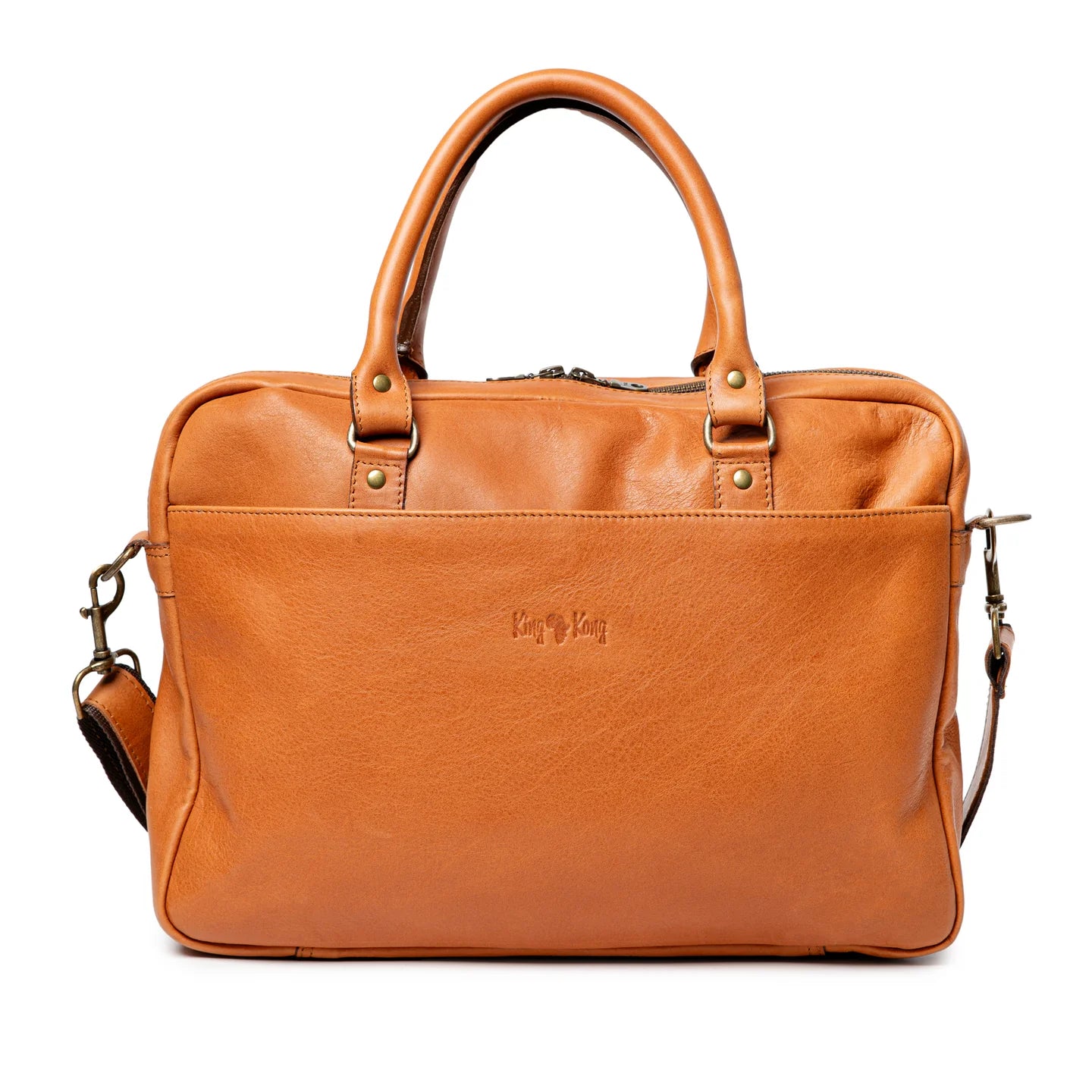 KingKong Leather Mount Fako 15 Inch Business Trolley fit Work Crossbody Bag