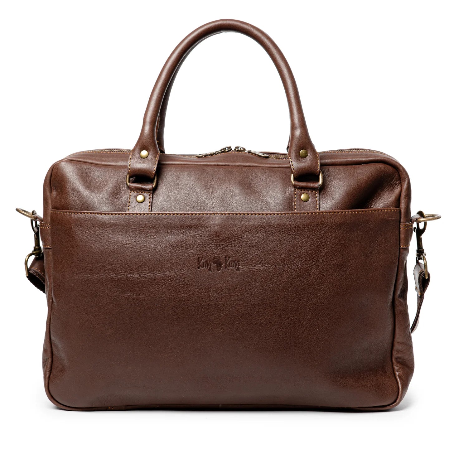 KingKong Leather Mount Fako 15 Inch Business Trolley fit Work Crossbody Bag