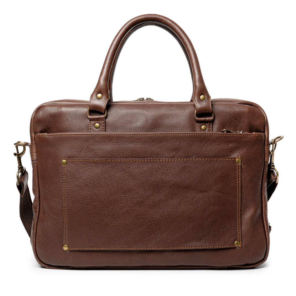KingKong Leather Mount Fako 15 Inch Business Trolley fit Work Crossbody Bag