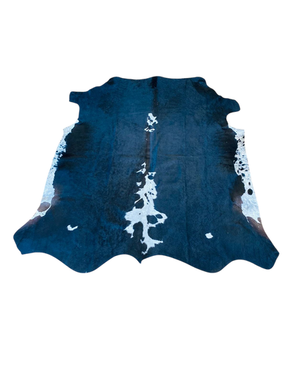 Nguni Hide Black, Brown and White Cow Hide Rug 1,85m X 1,60 m - THS10119