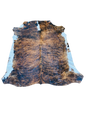 Nguni White ,Black ,Dark Brown and Light Brown Cow Hide Rug 2,07m X 1,75 m- TSH10120