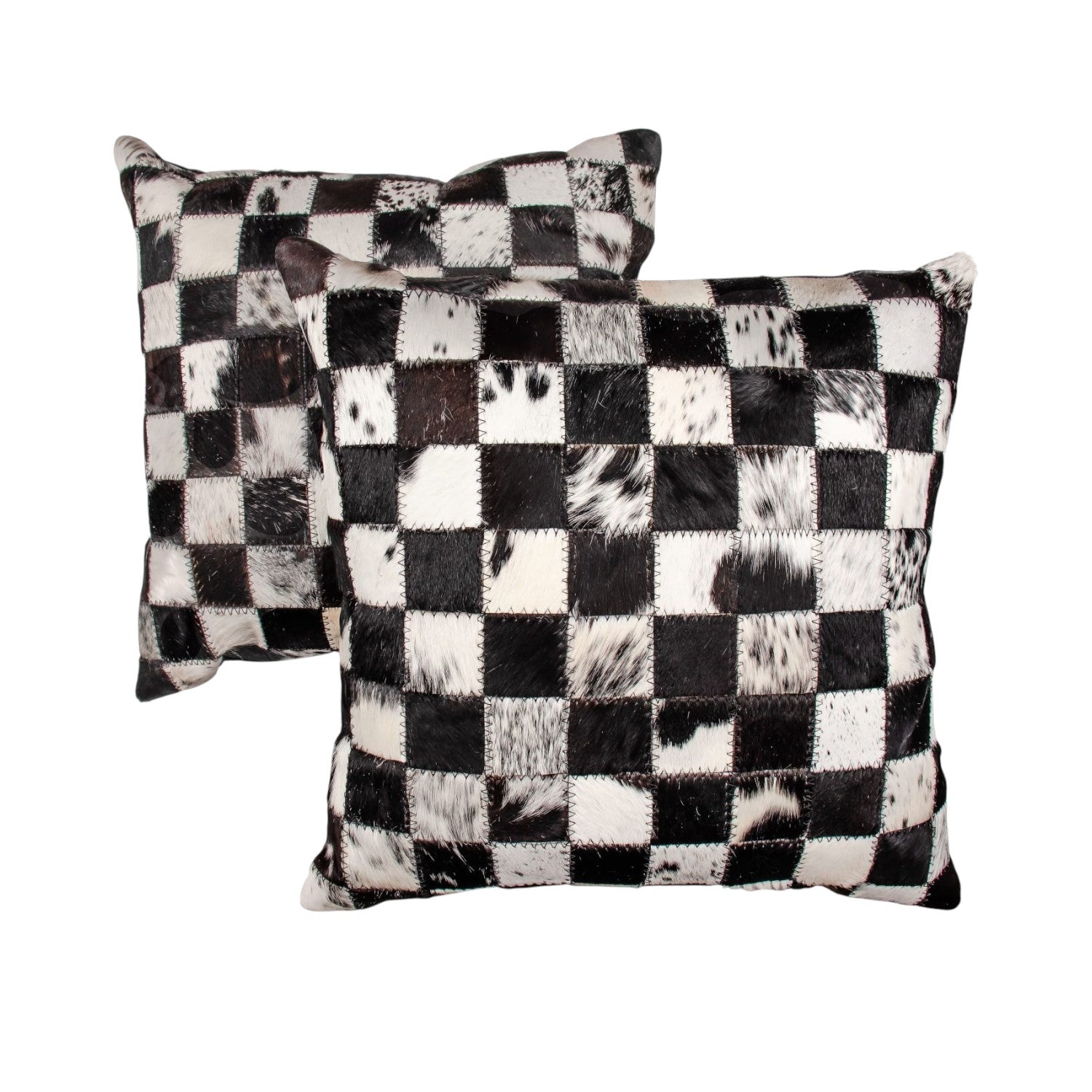 Nguni Lifestyle Patch Cushion Black - THS29473