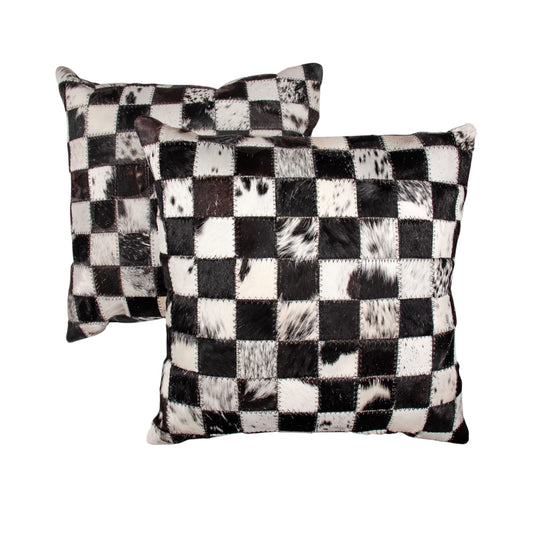 Nguni Lifestyle Patch Cushion Black - THS29473
