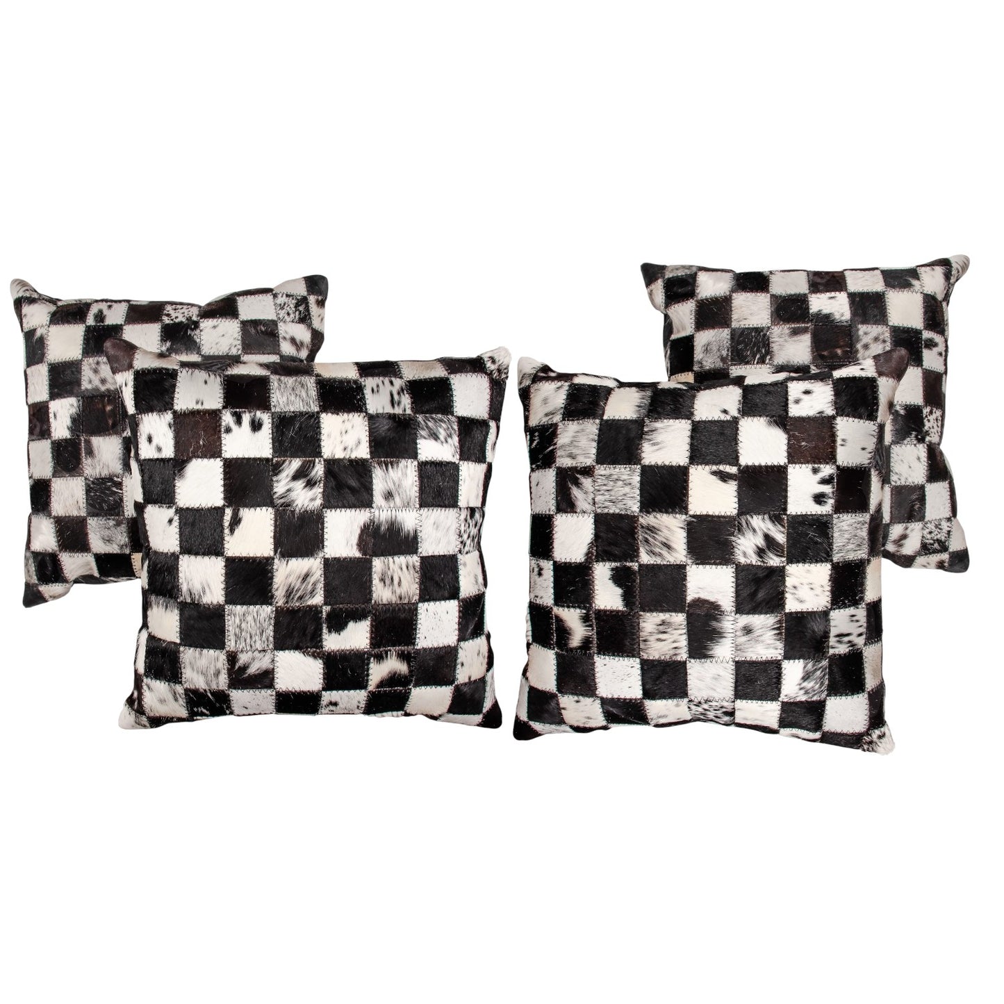Nguni Lifestyle Patch Cushion Black - THS29473