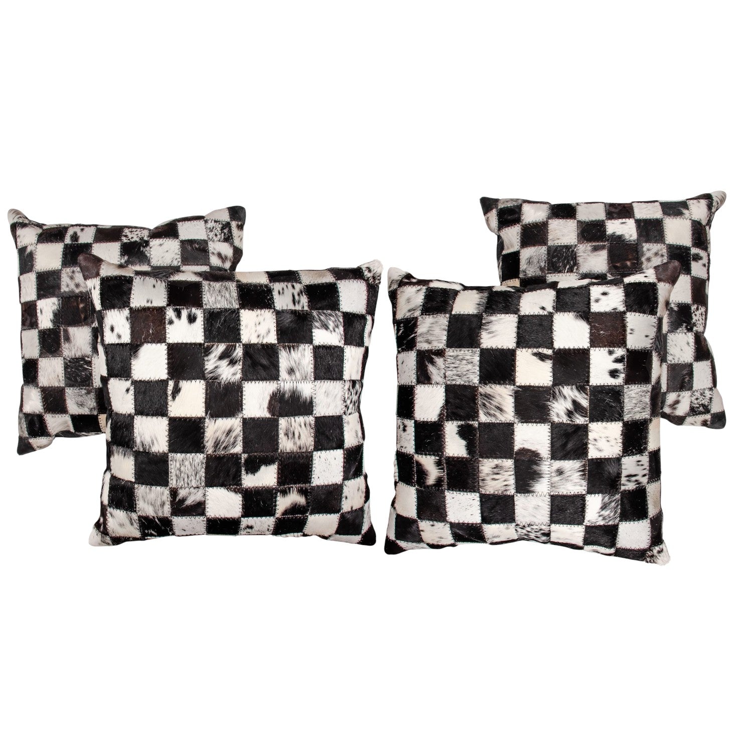 Nguni Lifestyle Patch Cushion Black - THS29473