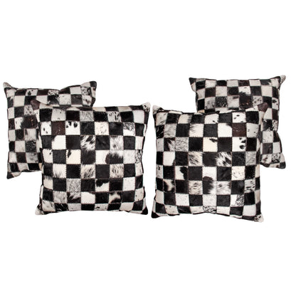 Nguni Lifestyle Patch Cushion Black - THS29473