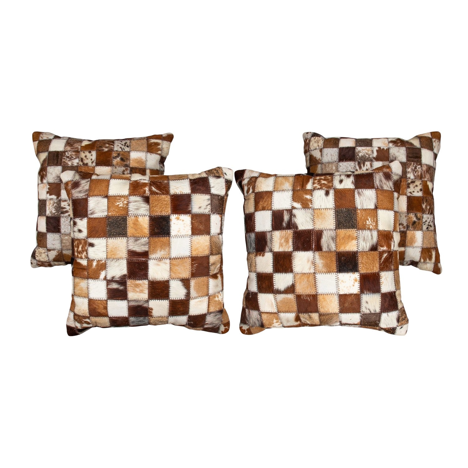Nguni Lifestyle Patch Cushion Brown - THS37269