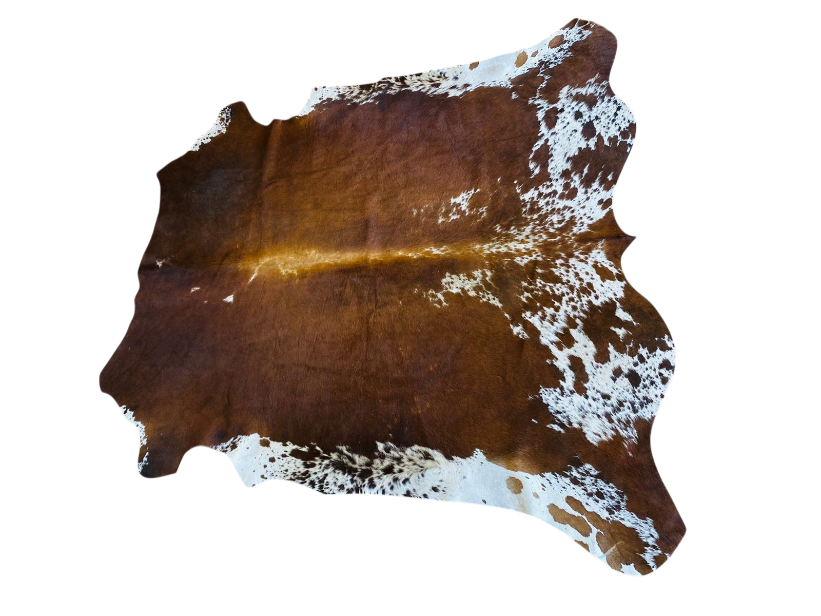 Nguni Brown and white Cow Hide Rug 2m X 1,70m- TSH10117
