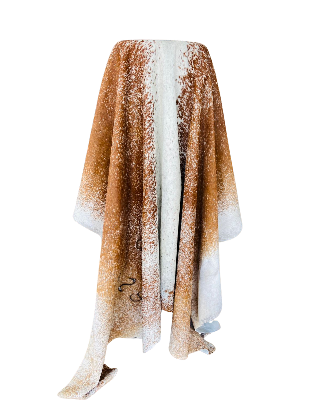 BROWN AND WHITE COWHIDE