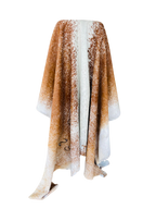 BROWN AND WHITE COWHIDE