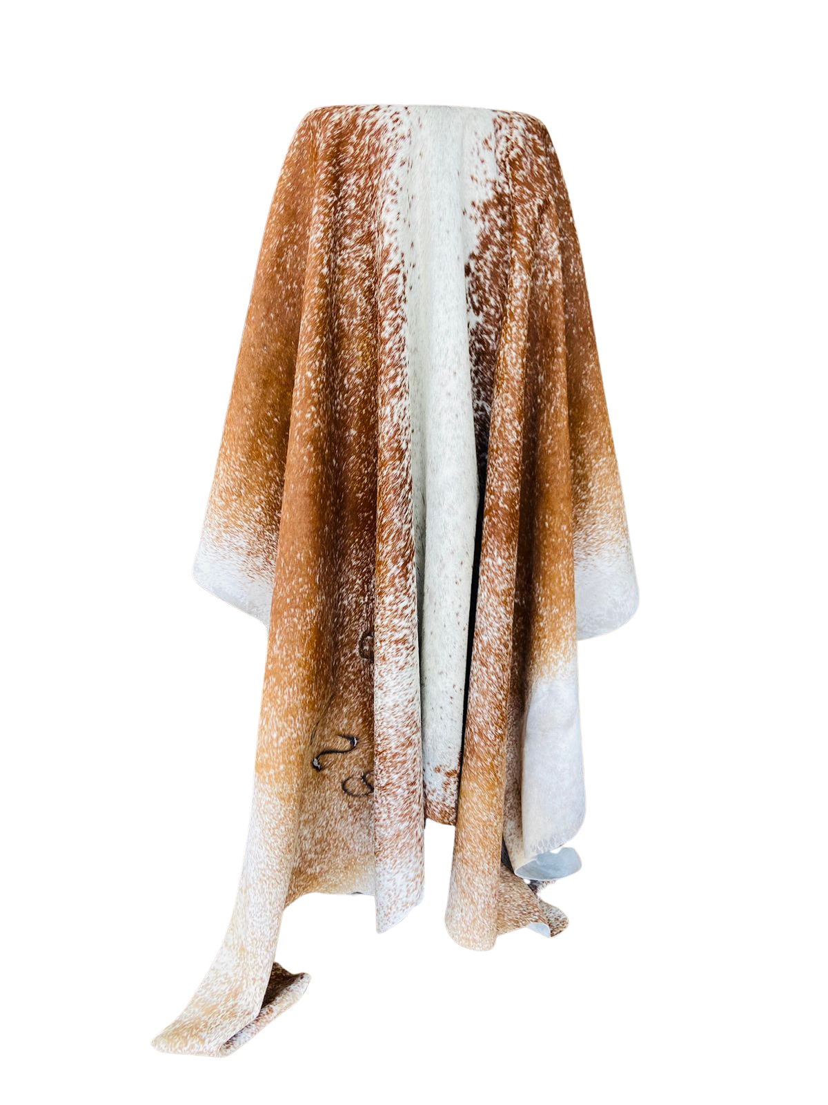 BROWN AND WHITE COWHIDE