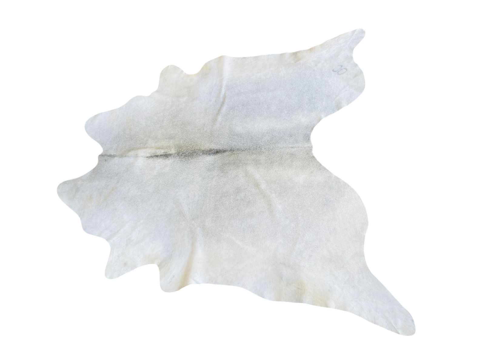 Nguni Grey and White Cow Hide Rug 2,03m X 1,80m - THS10115
