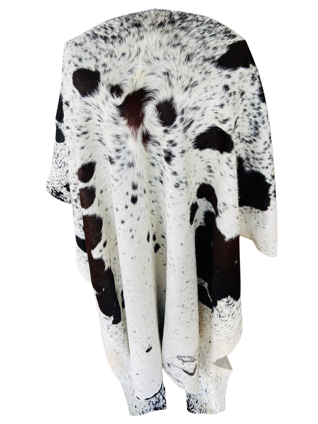 Cow print cow hide on a white background