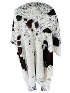 Cow print cow hide on a white background