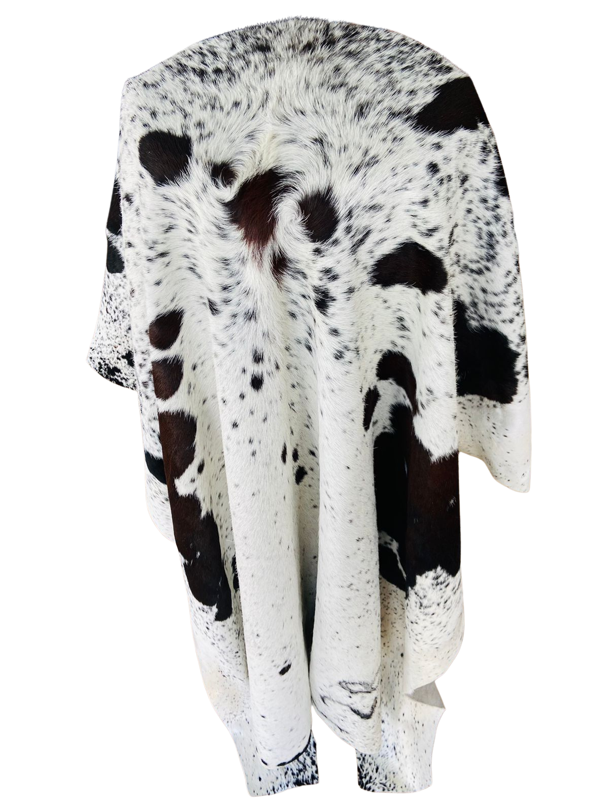 Cow print cow hide on a white background