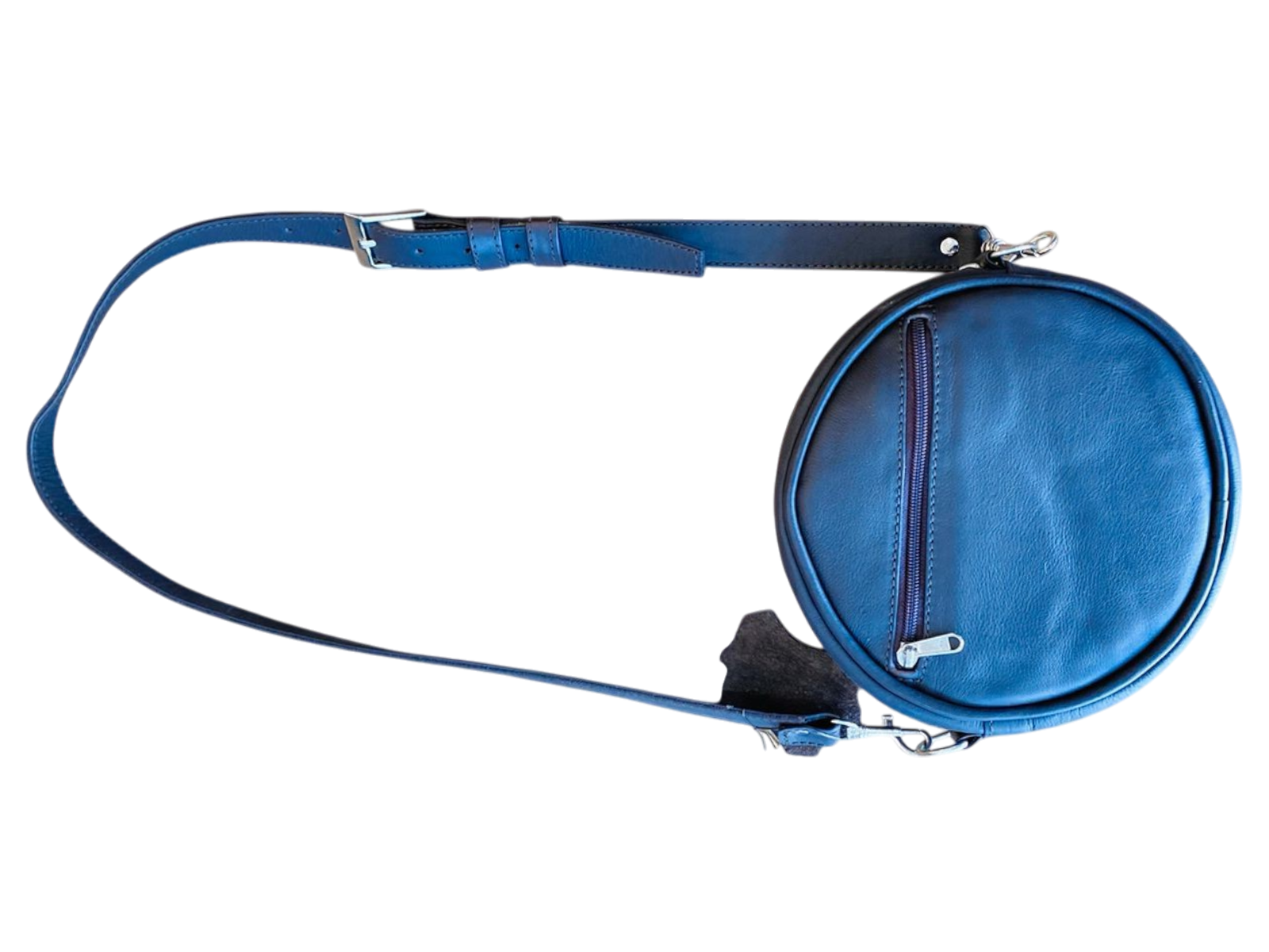 Springbok Hide Round Tote Bag 