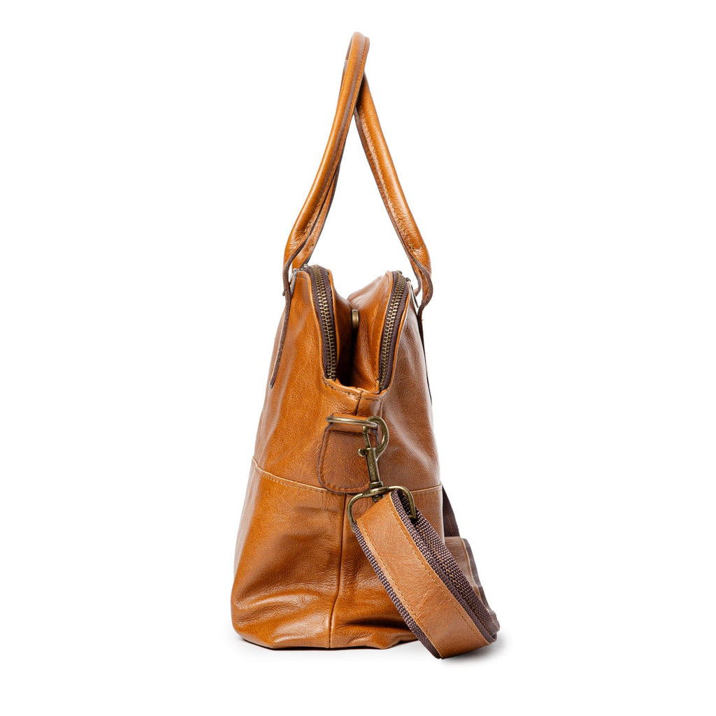 KINGKONG LEATHER 15inch DOUBLE LAPTOP BAG