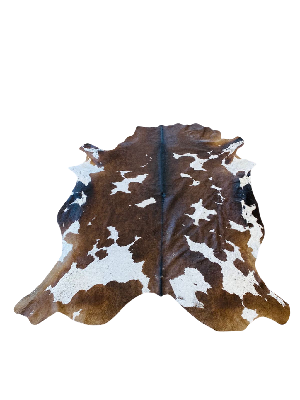 NGUNI BROWN AND WHITE COWHIDE RUG 1,70m x 2m AS 6608