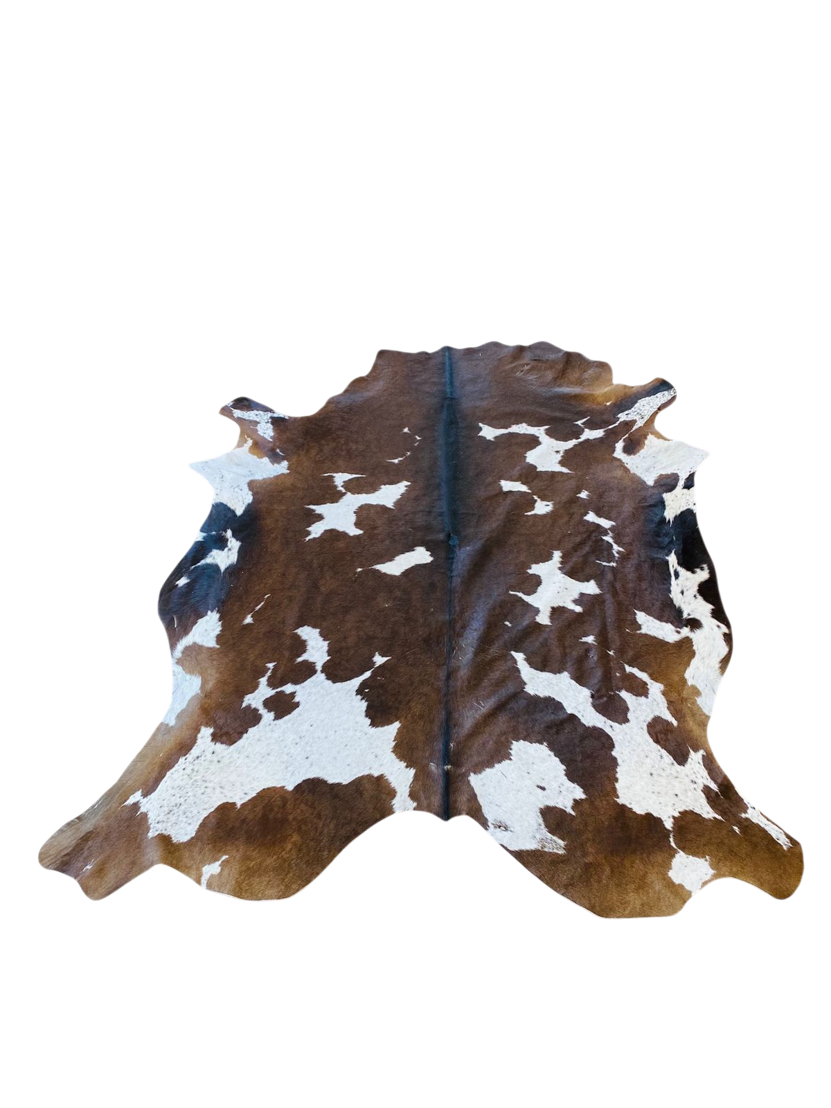 NGUNI BROWN AND WHITE COWHIDE RUG 1,70m x 2m AS 6608