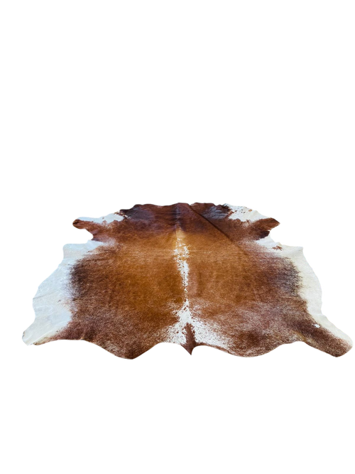NGUNI LIGHT BROWN AND WHITE COWHIDE RUG 2m x 1.90 AAS 7734