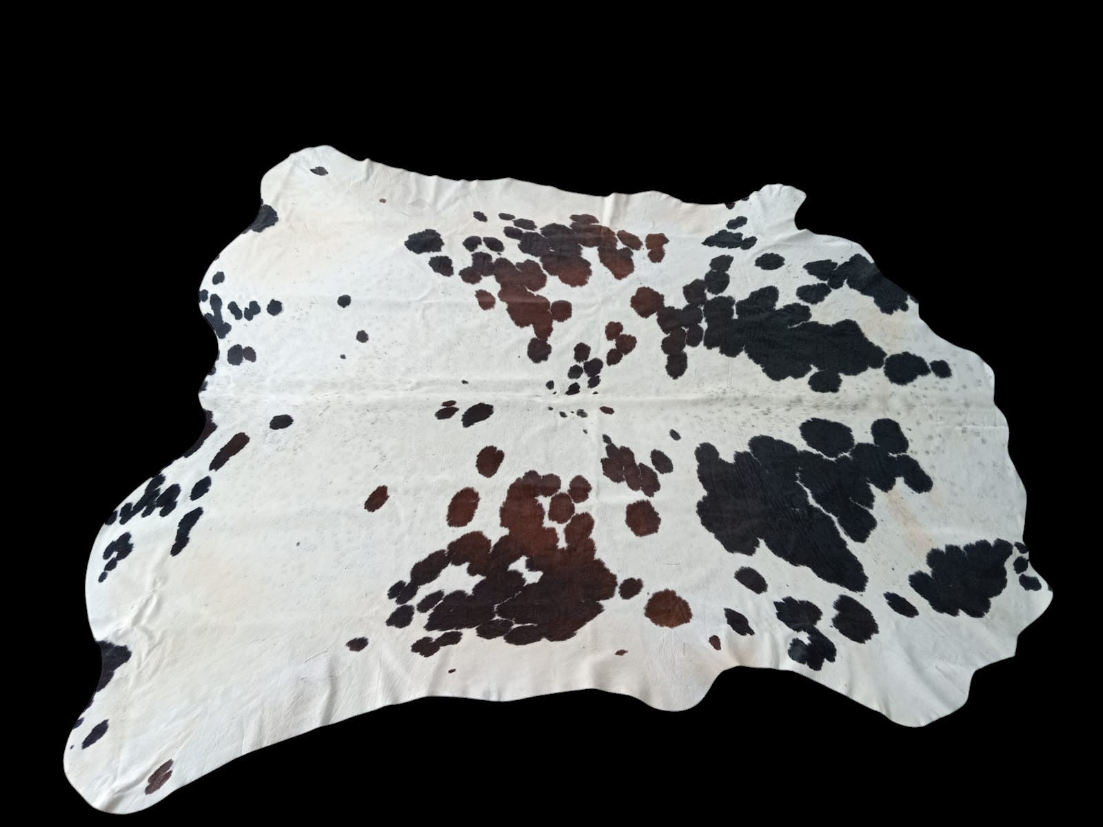 Nguni Cream White & Brown 2.35m x 1.80m AAS