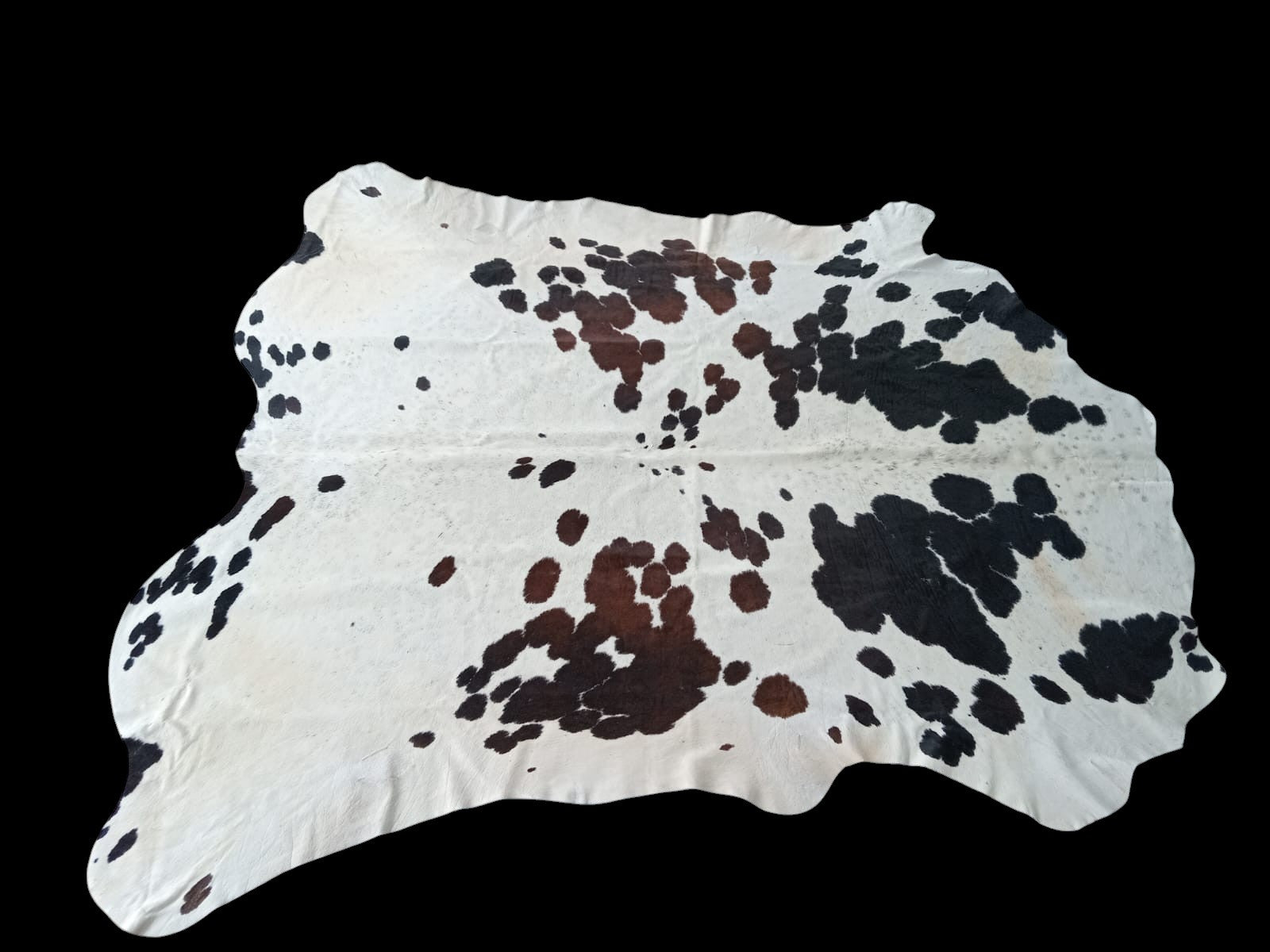Nguni Cream White & Brown 2.35m x 1.80m AAS
