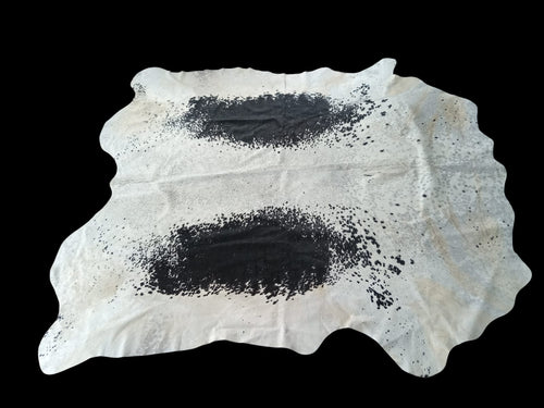 Nguni Cream White & Black 2.35m x 1.95m AAS
