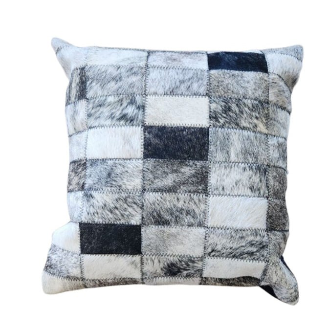 nguni grey cushion